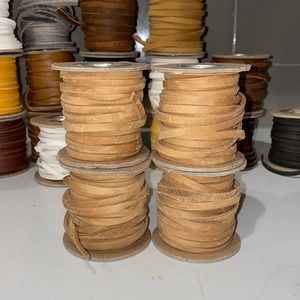 Ash kodiak leather lace x4